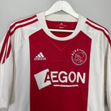 Shop 2010/11 AJAX SUAREZ #16 HOME SHIRT (L) ADIDAS, classic football shirts, vintage football shirts & retro soccer jerseys at Cult Kits