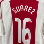 Shop 2010/11 AJAX SUAREZ #16 HOME SHIRT (L) ADIDAS, classic football shirts, vintage football shirts & retro soccer jerseys at Cult Kits