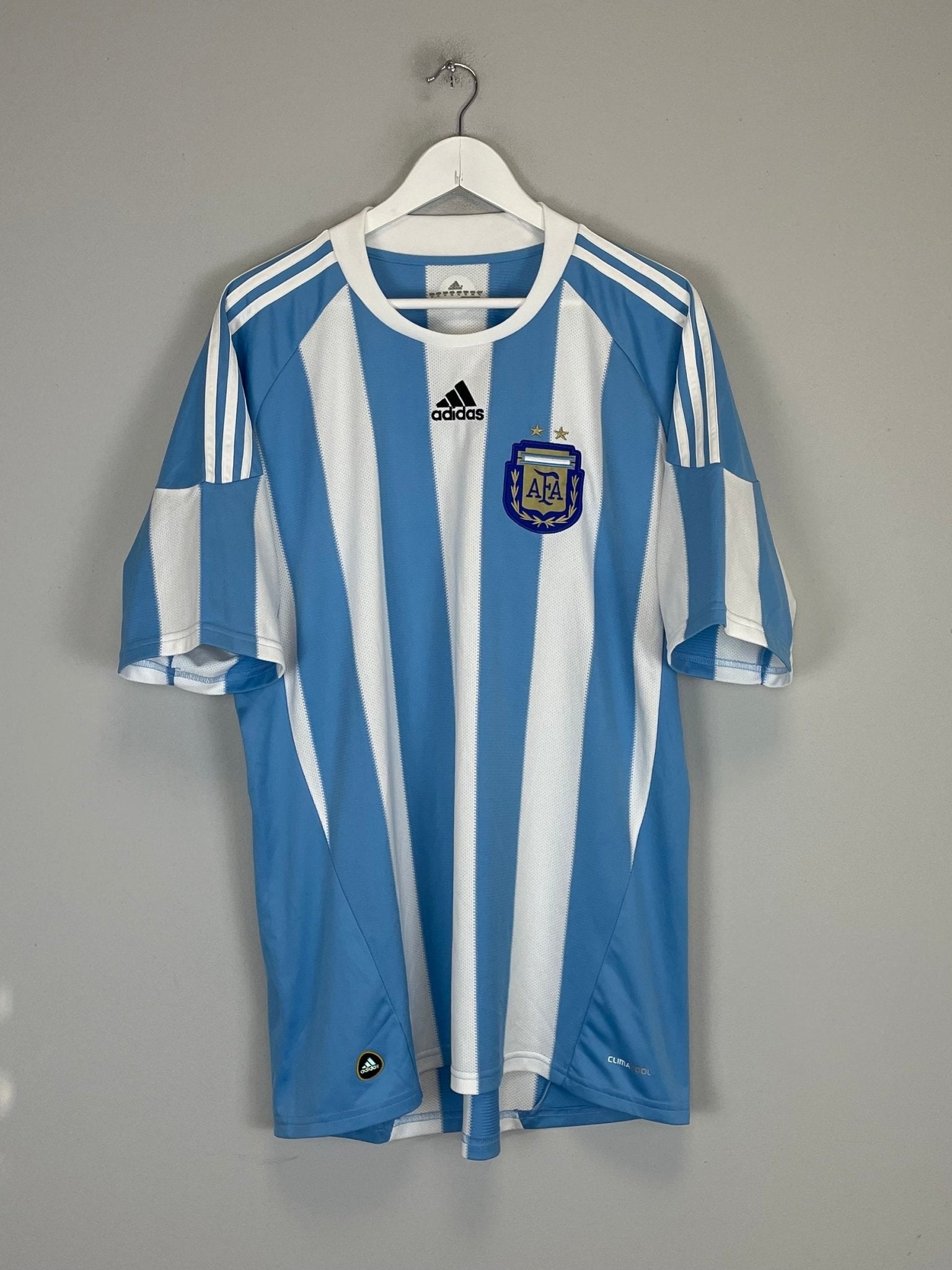 Shop 2010/11 ARGENTINA HOME SHIRT (XL) ADIDAS, classic football shirts, vintage football shirts & retro soccer jerseys at Cult Kits