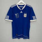 Shop 2010/11 ARGENTINA MESSI #10 AWAY SHIRT (L) ADIDAS, classic football shirts, vintage football shirts & retro soccer jerseys at Cult Kits
