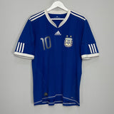 Shop 2010/11 ARGENTINA MESSI #10 AWAY SHIRT (L) ADIDAS, classic football shirts, vintage football shirts & retro soccer jerseys at Cult Kits