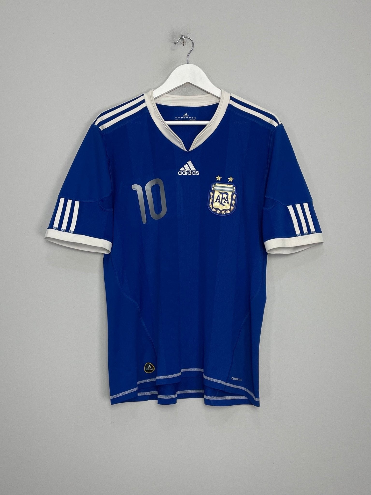 Shop 2010/11 ARGENTINA MESSI #10 AWAY SHIRT (L) ADIDAS, classic football shirts, vintage football shirts & retro soccer jerseys at Cult Kits