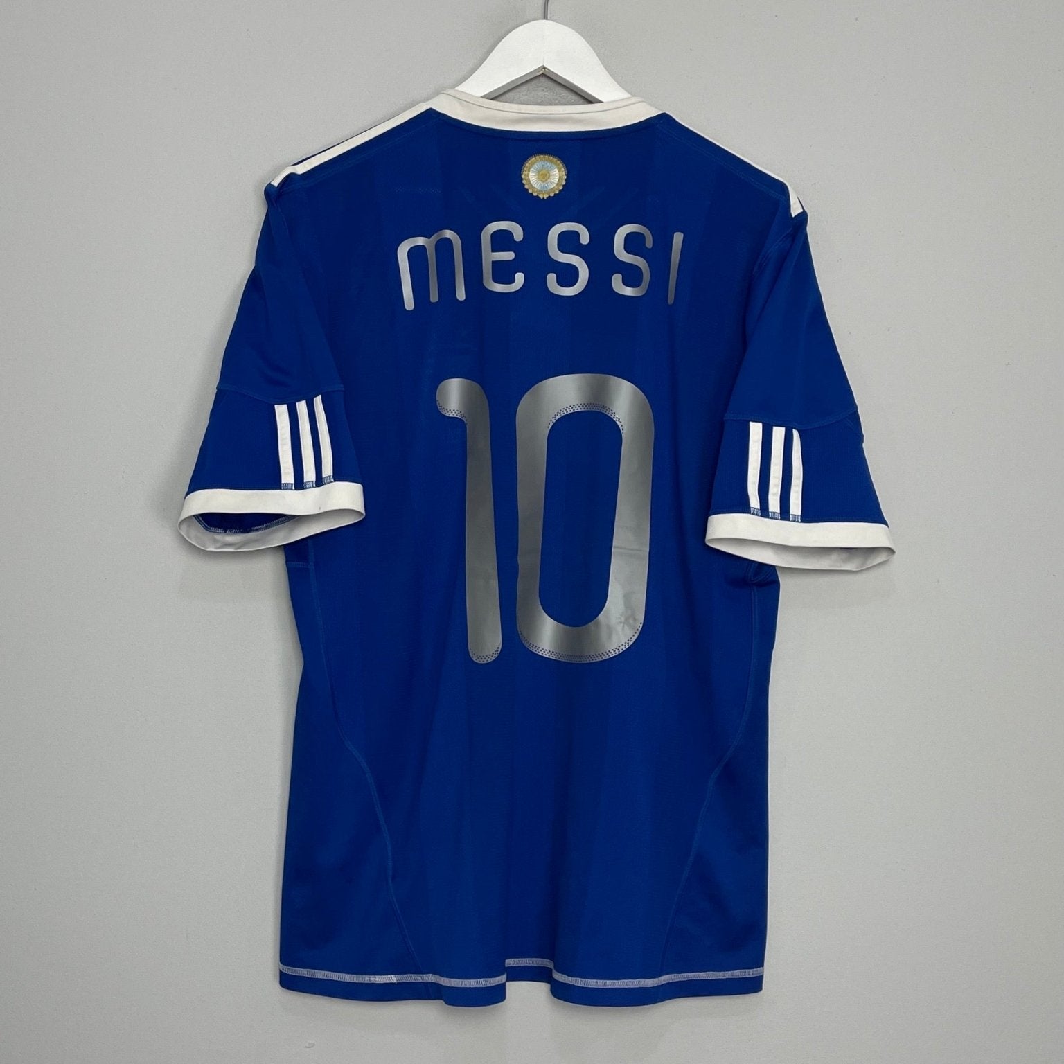 Shop 2010/11 ARGENTINA MESSI #10 AWAY SHIRT (L) ADIDAS, classic football shirts, vintage football shirts & retro soccer jerseys at Cult Kits