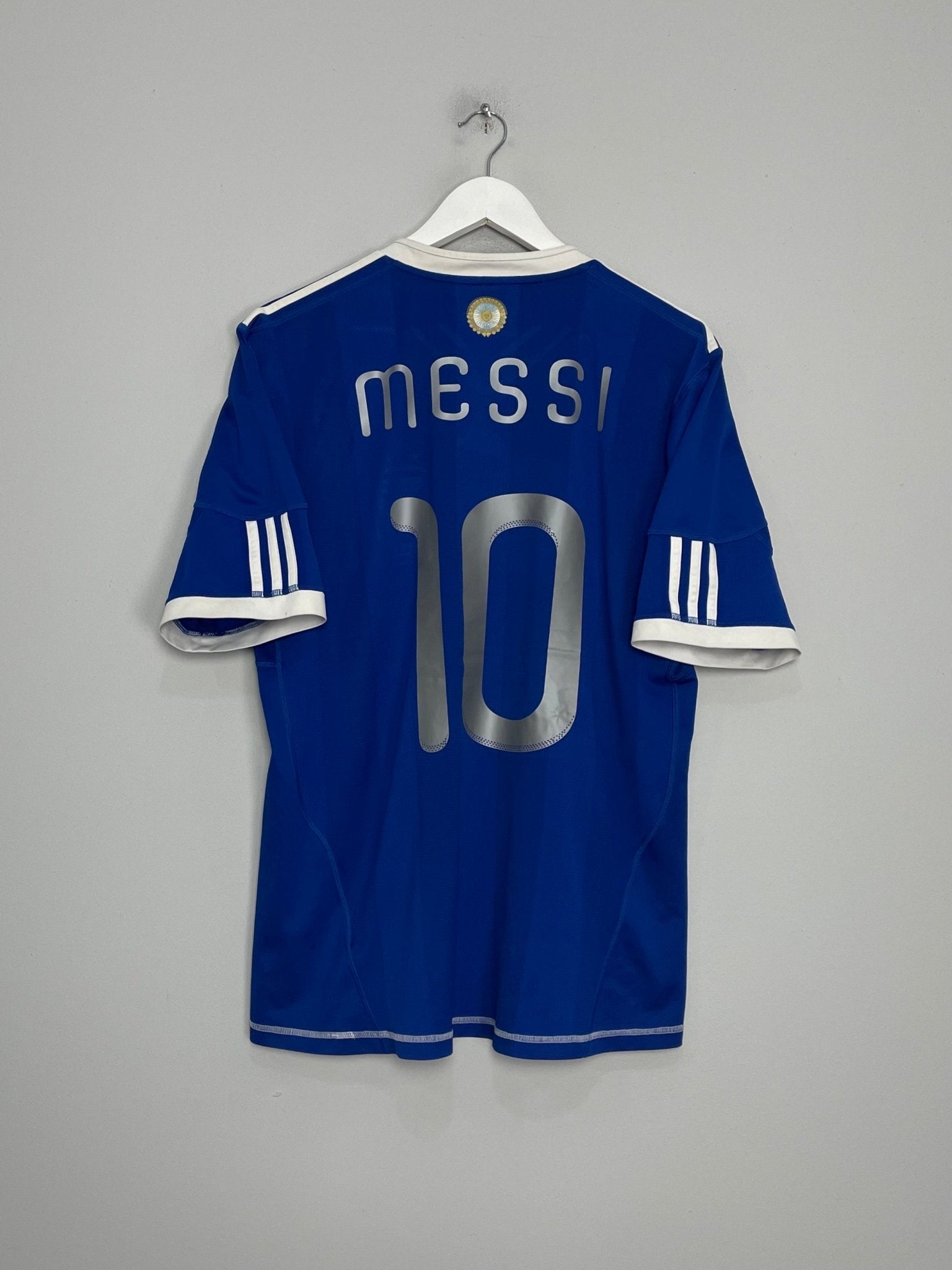 Shop 2010/11 ARGENTINA MESSI #10 AWAY SHIRT (L) ADIDAS, classic football shirts, vintage football shirts & retro soccer jerseys at Cult Kits