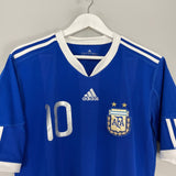 Shop 2010/11 ARGENTINA MESSI #10 AWAY SHIRT (M) ADIDAS, classic football shirts, vintage football shirts & retro soccer jerseys at Cult Kits