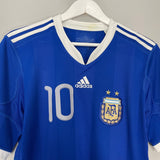 Shop 2010/11 ARGENTINA MESSI #10 AWAY SHIRT (M) ADIDAS, classic football shirts, vintage football shirts & retro soccer jerseys at Cult Kits