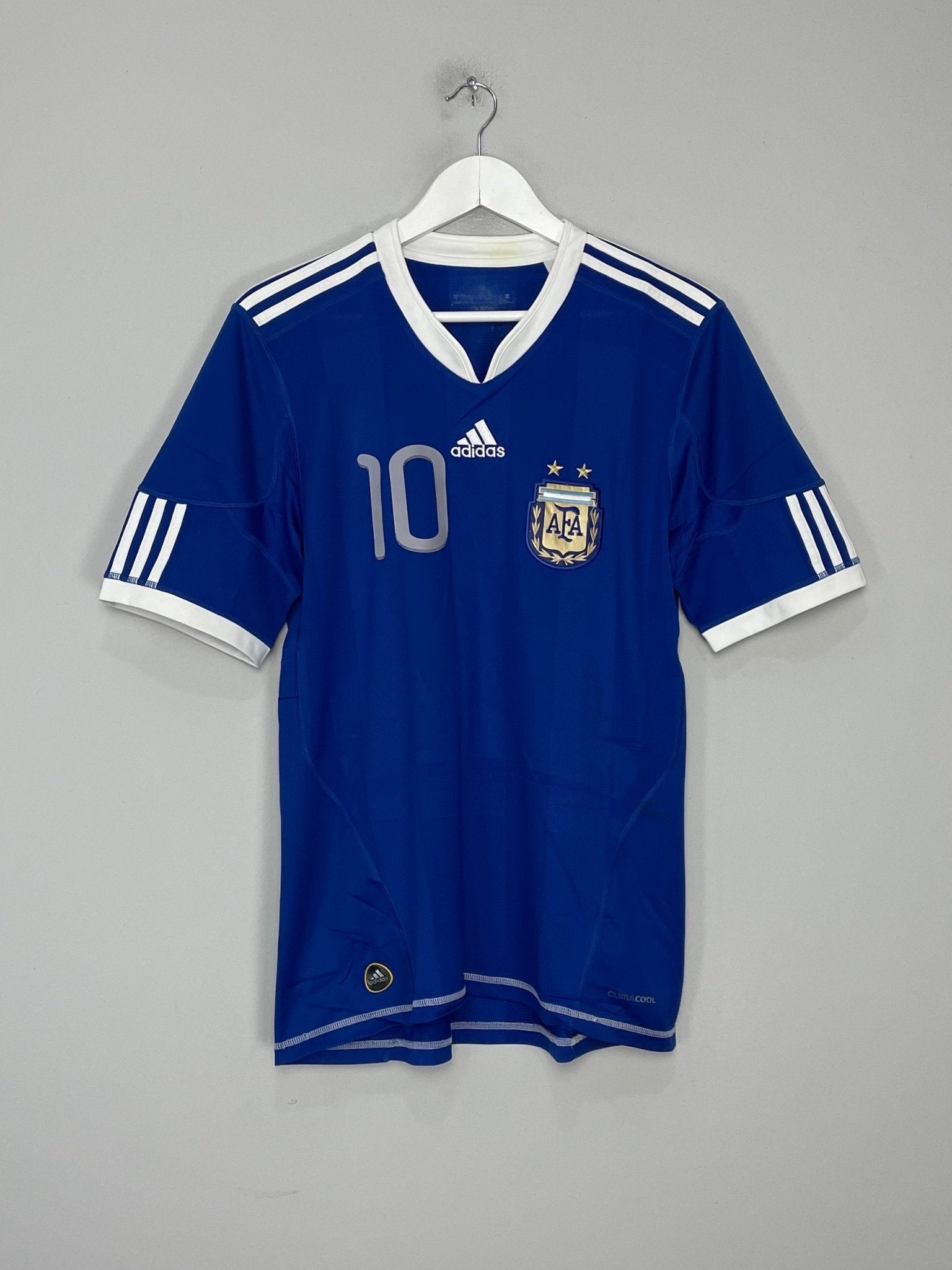 Shop 2010/11 ARGENTINA MESSI #10 AWAY SHIRT (M) ADIDAS, classic football shirts, vintage football shirts & retro soccer jerseys at Cult Kits