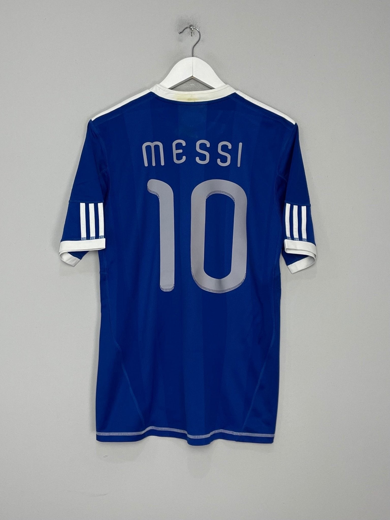 Shop 2010/11 ARGENTINA MESSI #10 AWAY SHIRT (M) ADIDAS, classic football shirts, vintage football shirts & retro soccer jerseys at Cult Kits