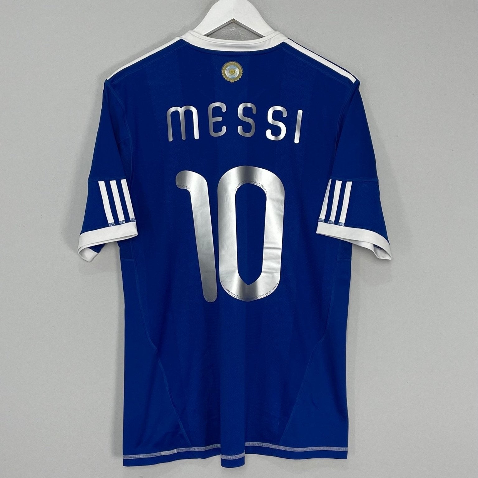 Shop 2010/11 ARGENTINA MESSI #10 AWAY SHIRT (M) ADIDAS, classic football shirts, vintage football shirts & retro soccer jerseys at Cult Kits