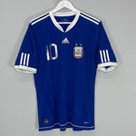 Shop 2010/11 ARGENTINA MESSI #10 AWAY SHIRT (M) ADIDAS, classic football shirts, vintage football shirts & retro soccer jerseys at Cult Kits
