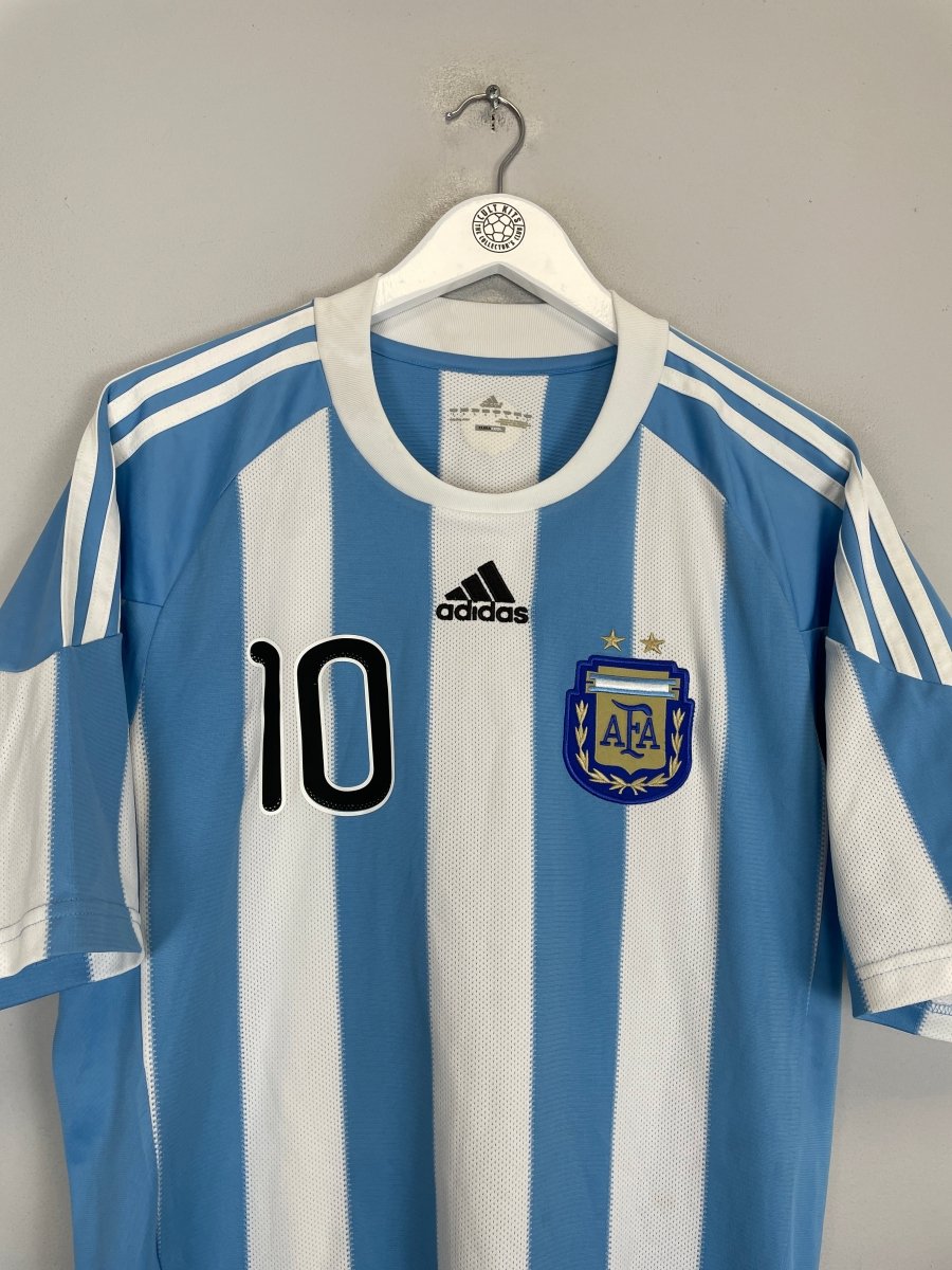 2010/11 ARGENTINA MESSI 10 HOME SHIRT (L) ADIDAS - Cult Kits - Large - Buy Vintage Football Shirts, Authentic Retro Football Shirts For Sale, Classic Football Shirts & Soccer Jersey