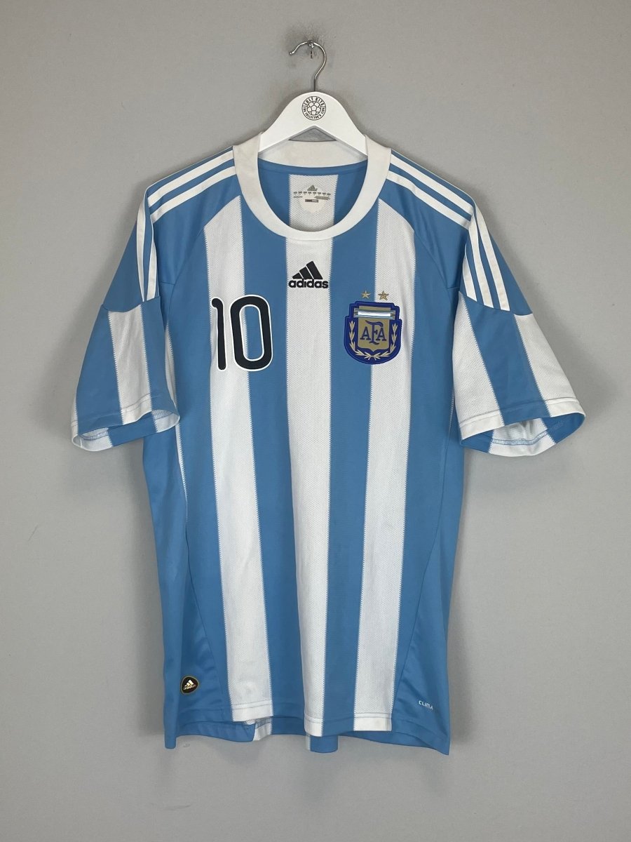 2010/11 ARGENTINA MESSI 10 HOME SHIRT (L) ADIDAS - Cult Kits - Large - Buy Vintage Football Shirts, Authentic Retro Football Shirts For Sale, Classic Football Shirts & Soccer Jersey