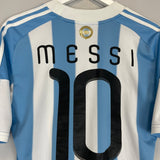 Shop 2010/11 ARGENTINA MESSI #10 HOME SHIRT (M) ADIDAS, classic football shirts, vintage football shirts & retro soccer jerseys at Cult Kits