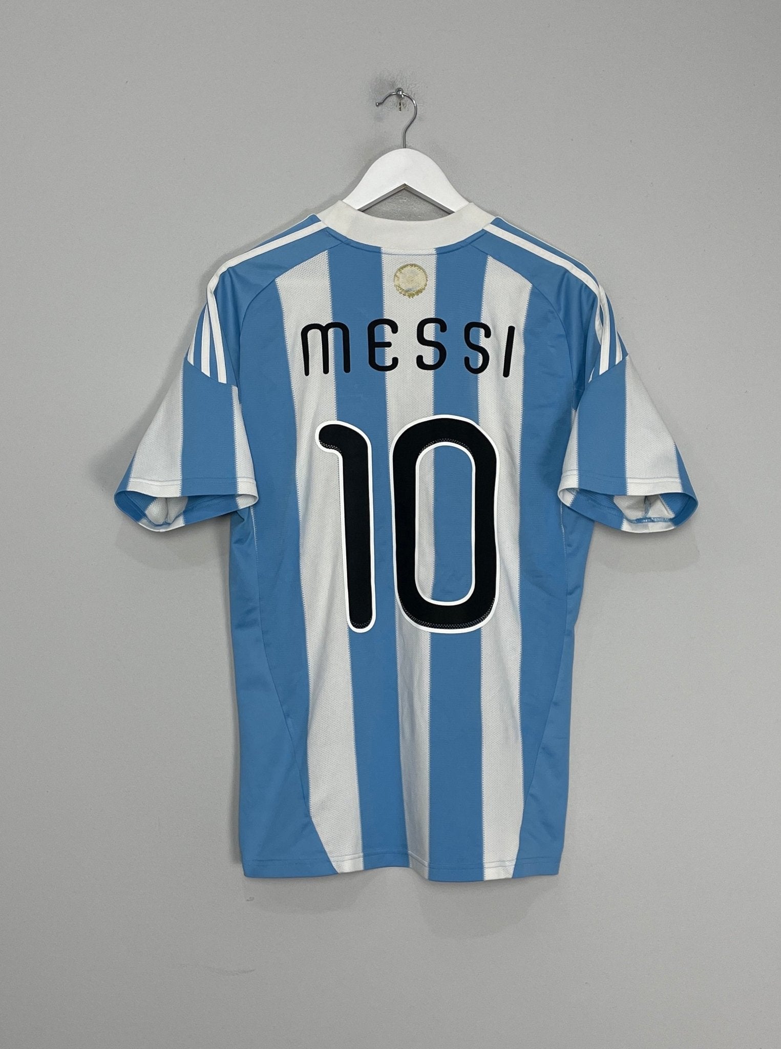 Shop 2010/11 ARGENTINA MESSI #10 HOME SHIRT (M) ADIDAS, classic football shirts, vintage football shirts & retro soccer jerseys at Cult Kits