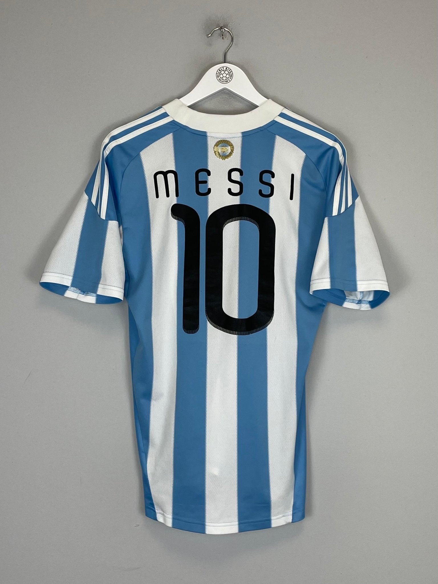 Shop 2010/11 ARGENTINA MESSI #10 HOME SHIRT (M) ADIDAS, classic football shirts, vintage football shirts & retro soccer jerseys at Cult Kits