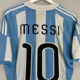2010/11 ARGENTINA MESSI 10 HOME SHIRT (M) ADIDAS - Cult Kits - Medium - Buy Vintage Football Shirts, Authentic Retro Football Shirts For Sale, Classic Football Shirts & Soccer Jersey