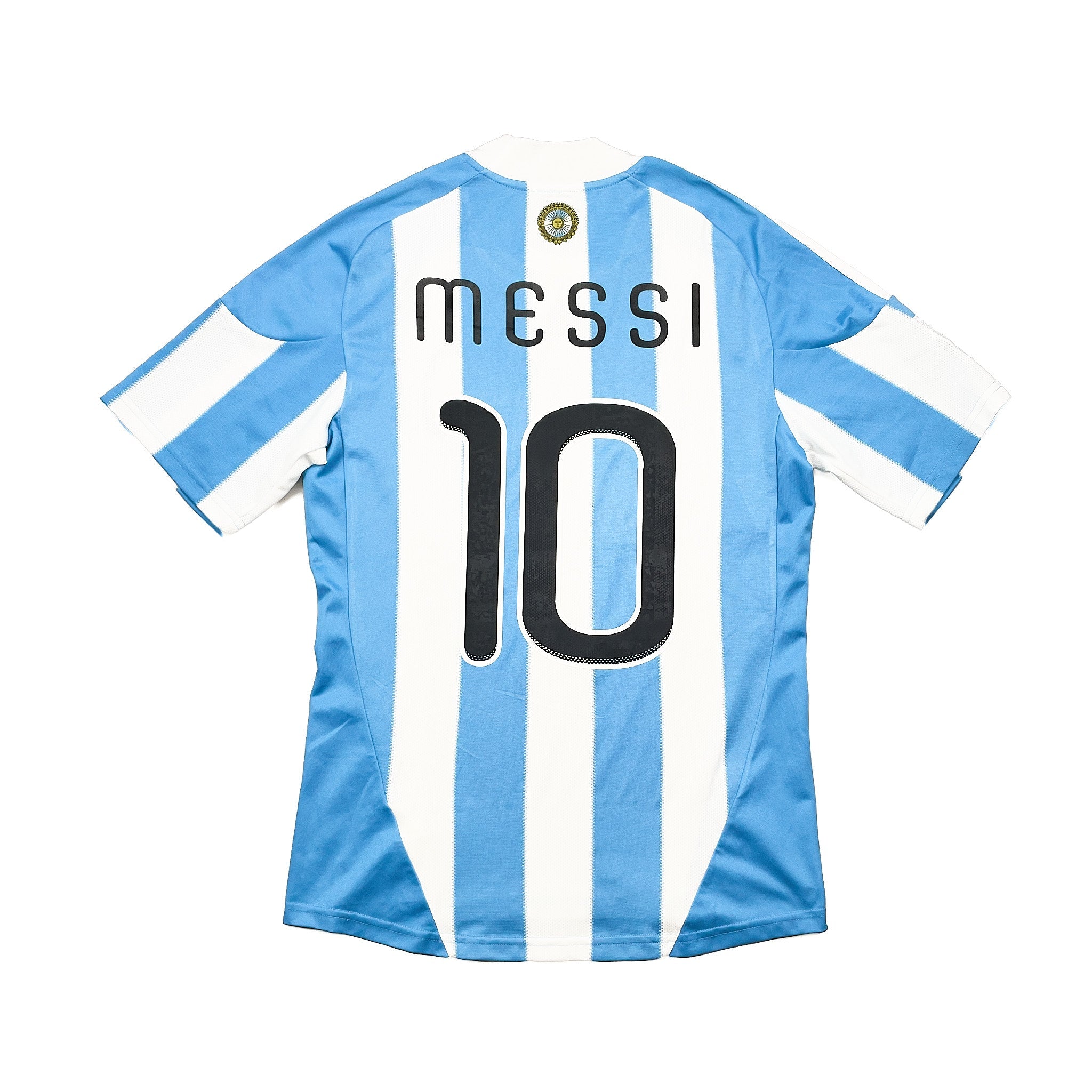 Buy 2010/11 Argentina Messi 10 Home Shirt (S) Adidas ~ Free worldwide shipping ~ Authentic Vintage Football Shirts from Cult Kits
