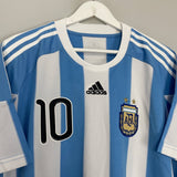 Shop 2010/11 ARGENTINA MESSI #10 HOME SHIRT (XL) ADIDAS, classic football shirts, vintage football shirts & retro soccer jerseys at Cult Kits