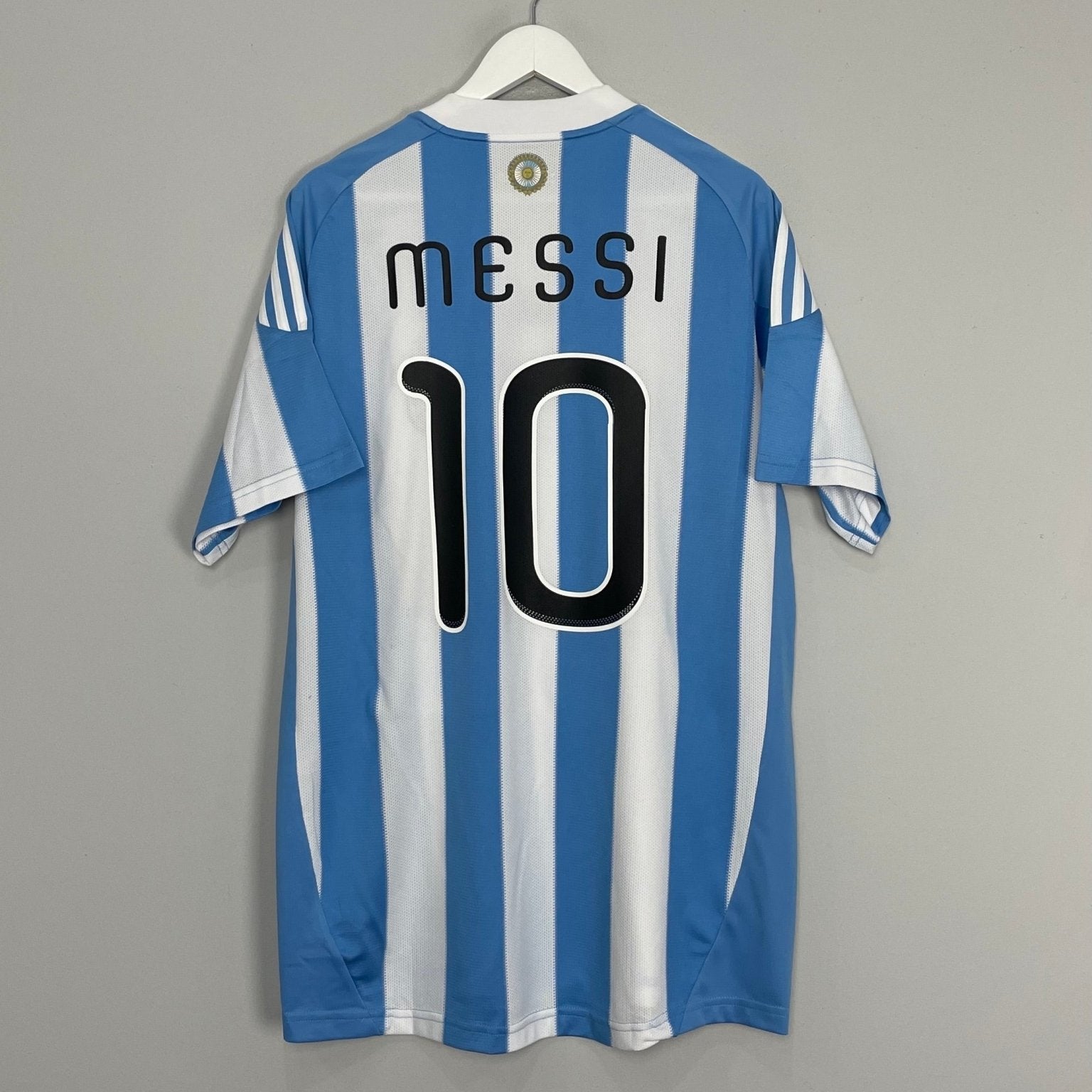 Shop 2010/11 ARGENTINA MESSI #10 HOME SHIRT (XL) ADIDAS, classic football shirts, vintage football shirts & retro soccer jerseys at Cult Kits