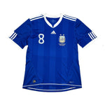 2010-11-argentina-veron-8-greece-v-argentina-away-shirt-l-adidas