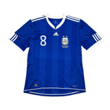 2010-11-argentina-veron-8-greece-v-argentina-away-shirt-l-adidas