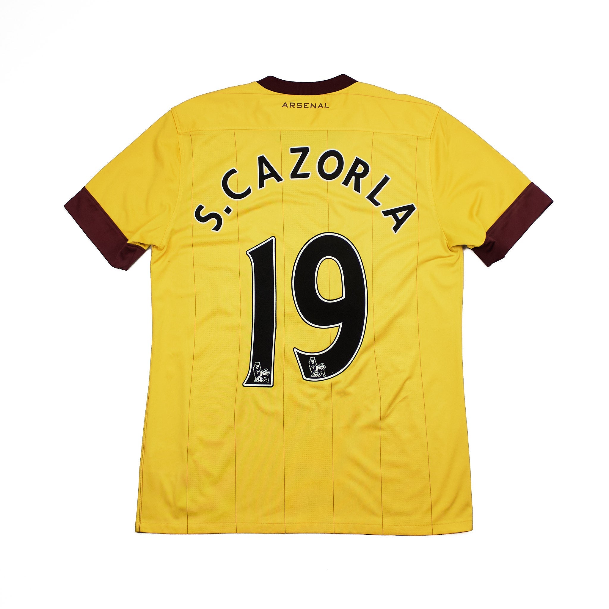 Buy 2010/11 Arsenal Cazorla 19 Away Shirt (M) Nike ~ Free worldwide shipping ~ Authentic Vintage Football Shirts from Cult Kits