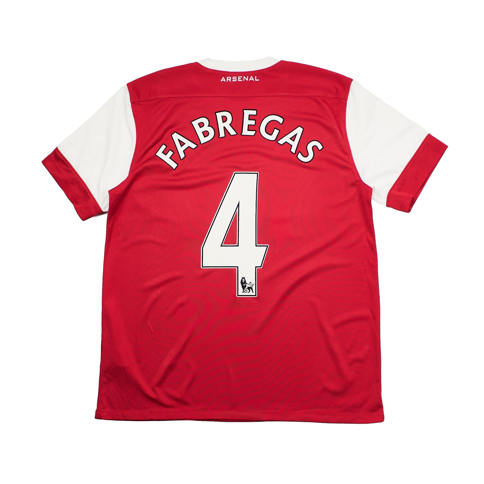 Buy 2010/11 Arsenal Fabregas 4 Home Shirt (L) Nike ~ Free worldwide shipping ~ Authentic Vintage Football Shirts from Cult Kits