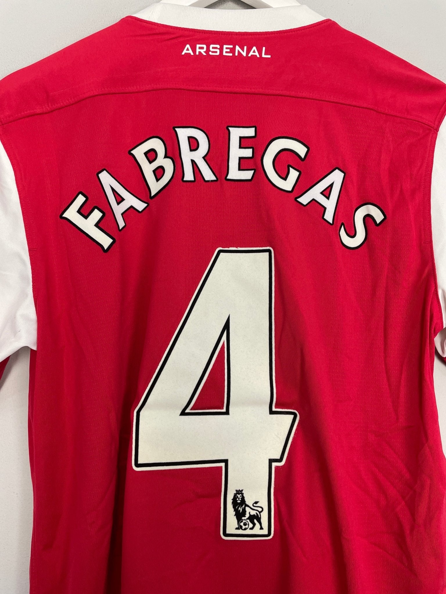 Shop 2010/11 ARSENAL FABREGAS #4 HOME SHIRT (M) NIKE, classic football shirts, vintage football shirts & retro soccer jerseys at Cult Kits