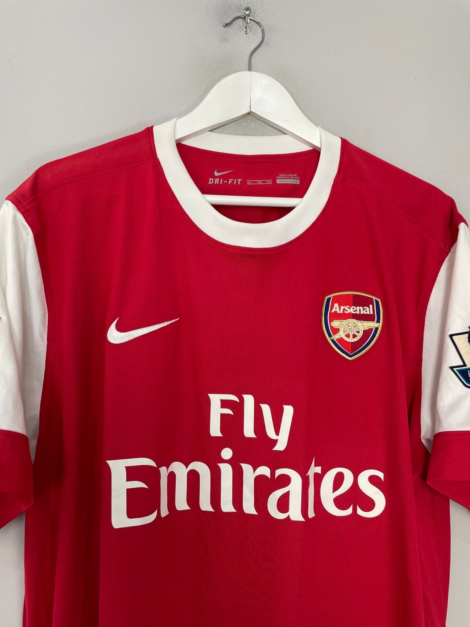 Shop 2010/11 ARSENAL HOME SHIRT (XXL) NIKE, classic football shirts, vintage football shirts & retro soccer jerseys at Cult Kits