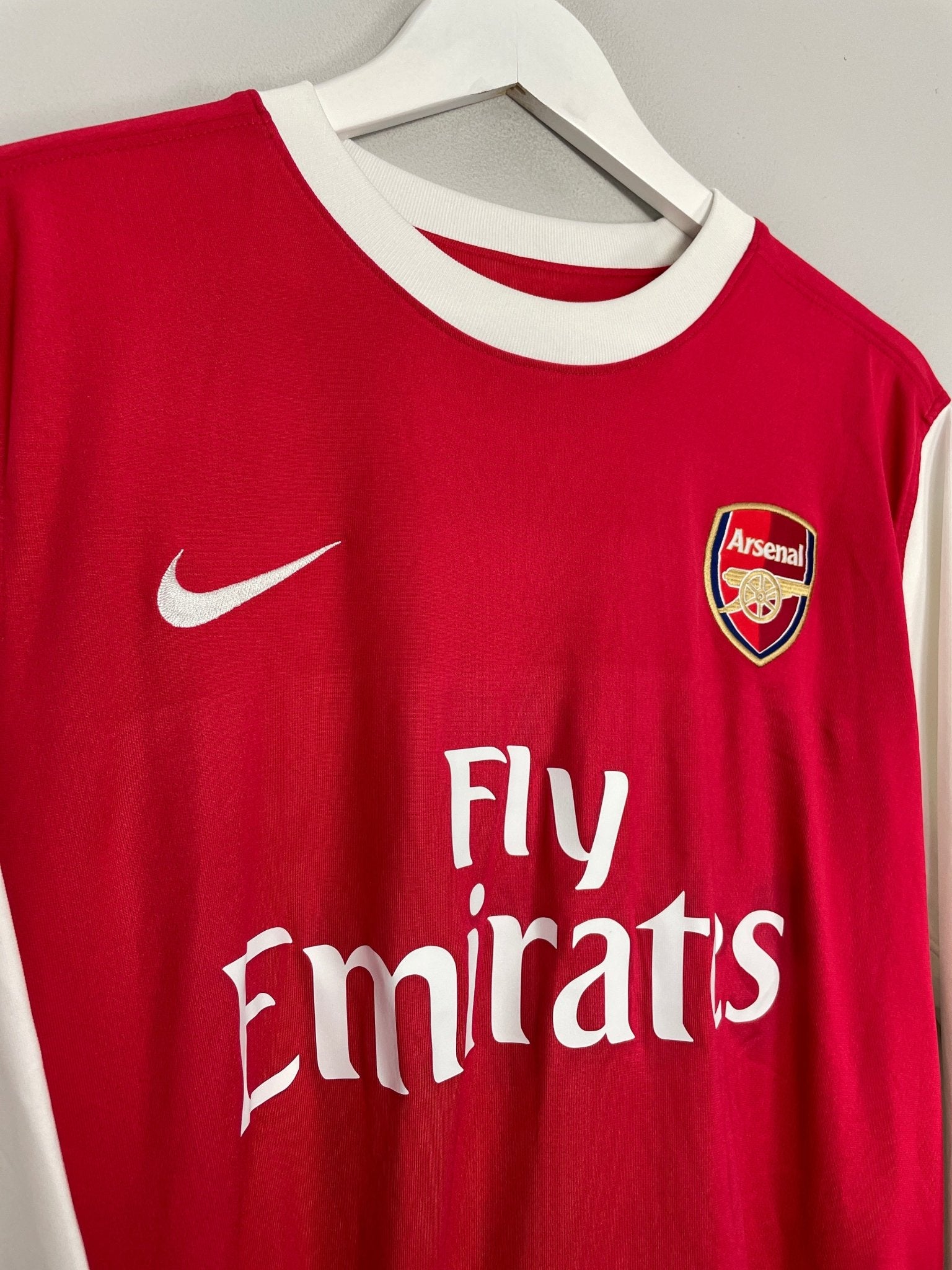 Shop 2010/11 ARSENAL L/S HOME SHIRT (L) NIKE, classic football shirts, vintage football shirts & retro soccer jerseys at Cult Kits