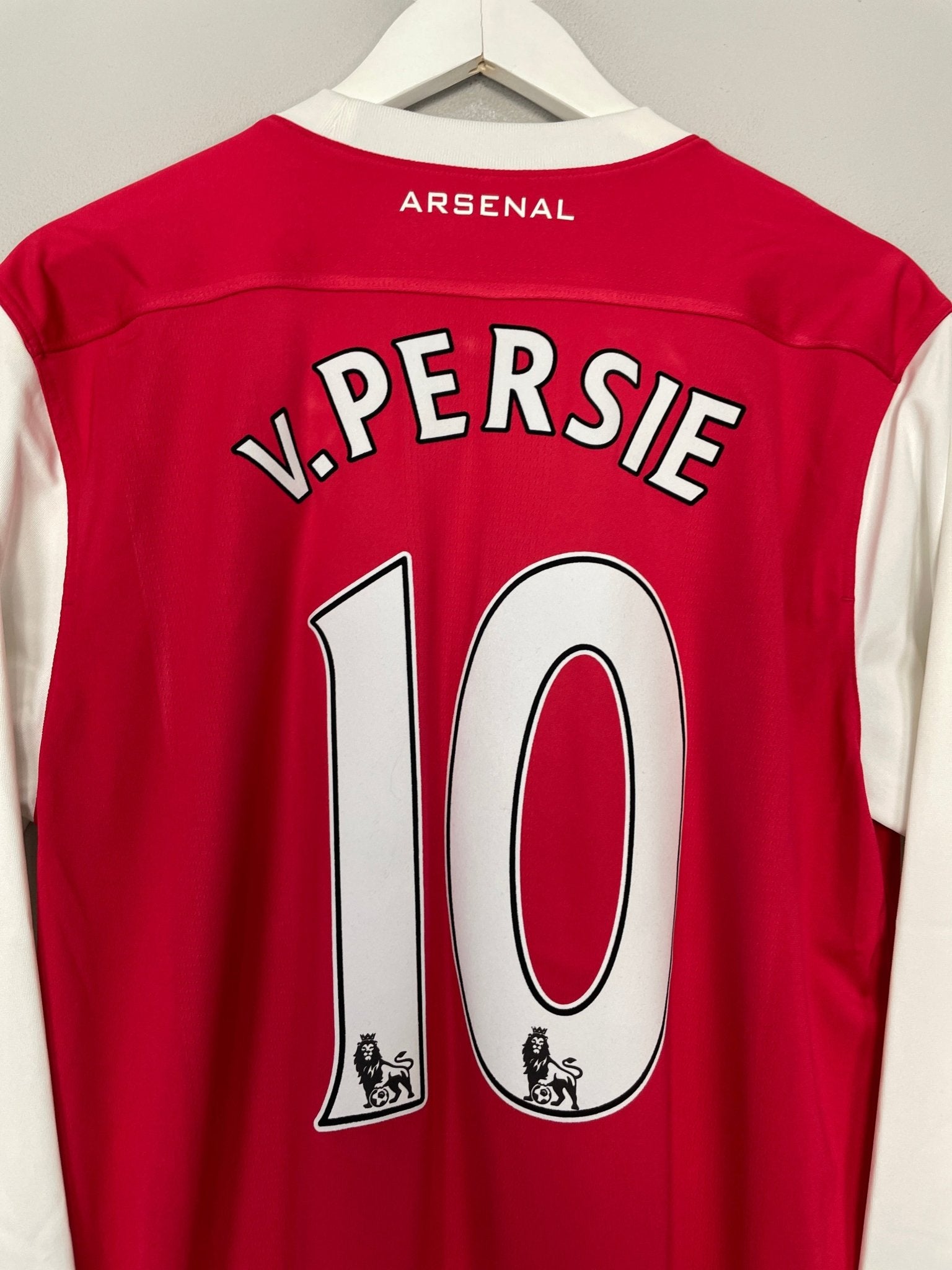 Shop 2010/11 ARSENAL V.PERSIE #10 L/S HOME SHIRT (L) NIKE, classic football shirts, vintage football shirts & retro soccer jerseys at Cult Kits