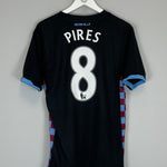 2010/11 ASTON VILLA PIRES 8 AWAY SHIRT (M) NIKE - Cult Kits - Medium - Buy Vintage Football Shirts, Authentic Retro Football Shirts For Sale, Classic Football Shirts & Soccer Jersey