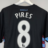 2010/11 ASTON VILLA PIRES 8 AWAY SHIRT (M) NIKE - Cult Kits - Medium - Buy Vintage Football Shirts, Authentic Retro Football Shirts For Sale, Classic Football Shirts & Soccer Jersey