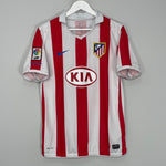 Shop 2010/11 ATLETICO MADRID KUN AGUERO #10 HOME SHIRT (M) NIKE, classic football shirts, vintage football shirts & retro soccer jerseys at Cult Kits