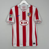 Shop 2010/11 ATLETICO MADRID KUN AGUERO #10 HOME SHIRT (M) NIKE, classic football shirts, vintage football shirts & retro soccer jerseys at Cult Kits