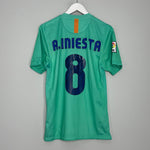 Shop 2010/11 BARCELONA A.INIESTA #8 AWAY SHIRT (S) NIKE, classic football shirts, vintage football shirts & retro soccer jerseys at Cult Kits