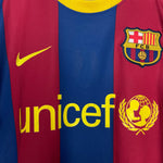 Shop 2010/11 BARCELONA DAVID VILLA #7 HOME SHIRT (M) NIKE, classic football shirts, vintage football shirts & retro soccer jerseys at Cult Kits