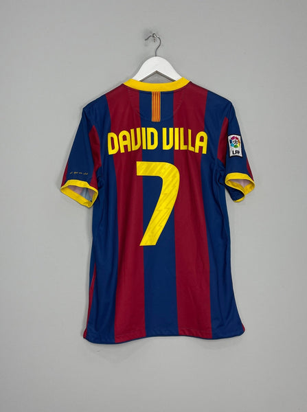 2010/11 BARCELONA DAVID VILLA #7 HOME SHIRT (M) NIKE – Cult Kits