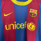 Shop 2010/11 BARCELONA HOME SHIRT (S) NIKE BASIC, classic football shirts, vintage football shirts & retro soccer jerseys at Cult Kits