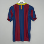 Shop 2010/11 BARCELONA HOME SHIRT (S) NIKE BASIC, classic football shirts, vintage football shirts & retro soccer jerseys at Cult Kits