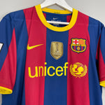 Shop 2010/11 BARCELONA INIESTA #8 HOME SHIRT (L) NIKE, classic football shirts, vintage football shirts & retro soccer jerseys at Cult Kits
