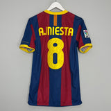 Shop 2010/11 BARCELONA INIESTA #8 HOME SHIRT (S) NIKE, classic football shirts, vintage football shirts & retro soccer jerseys at Cult Kits