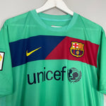 Shop 2010/11 BARCELONA MESSI #10 AWAY SHIRT (L) NIKE, classic football shirts, vintage football shirts & retro soccer jerseys at Cult Kits