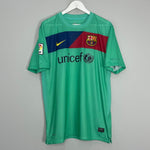 Shop 2010/11 BARCELONA MESSI #10 AWAY SHIRT (L) NIKE, classic football shirts, vintage football shirts & retro soccer jerseys at Cult Kits