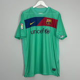 Shop 2010/11 BARCELONA MESSI #10 AWAY SHIRT (L) NIKE, classic football shirts, vintage football shirts & retro soccer jerseys at Cult Kits