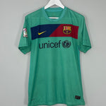 Shop 2010/11 BARCELONA MESSI #10 AWAY SHIRT (M) NIKE, classic football shirts, vintage football shirts & retro soccer jerseys at Cult Kits