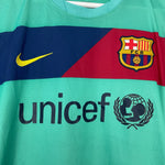 Shop 2010/11 BARCELONA MESSI #10 AWAY SHIRT (M) NIKE, classic football shirts, vintage football shirts & retro soccer jerseys at Cult Kits