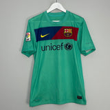 Shop 2010/11 BARCELONA MESSI #10 AWAY SHIRT (S) NIKE, classic football shirts, vintage football shirts & retro soccer jerseys at Cult Kits