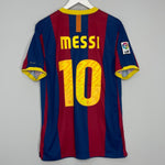 Shop 2010/11 BARCELONA MESSI #10 HOME SHIRT (L) NIKE, classic football shirts, vintage football shirts & retro soccer jerseys at Cult Kits