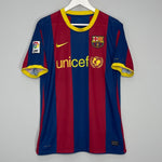 Shop 2010/11 BARCELONA MESSI #10 HOME SHIRT (L) NIKE, classic football shirts, vintage football shirts & retro soccer jerseys at Cult Kits